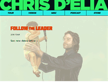 Tablet Screenshot of chrisdelia.com